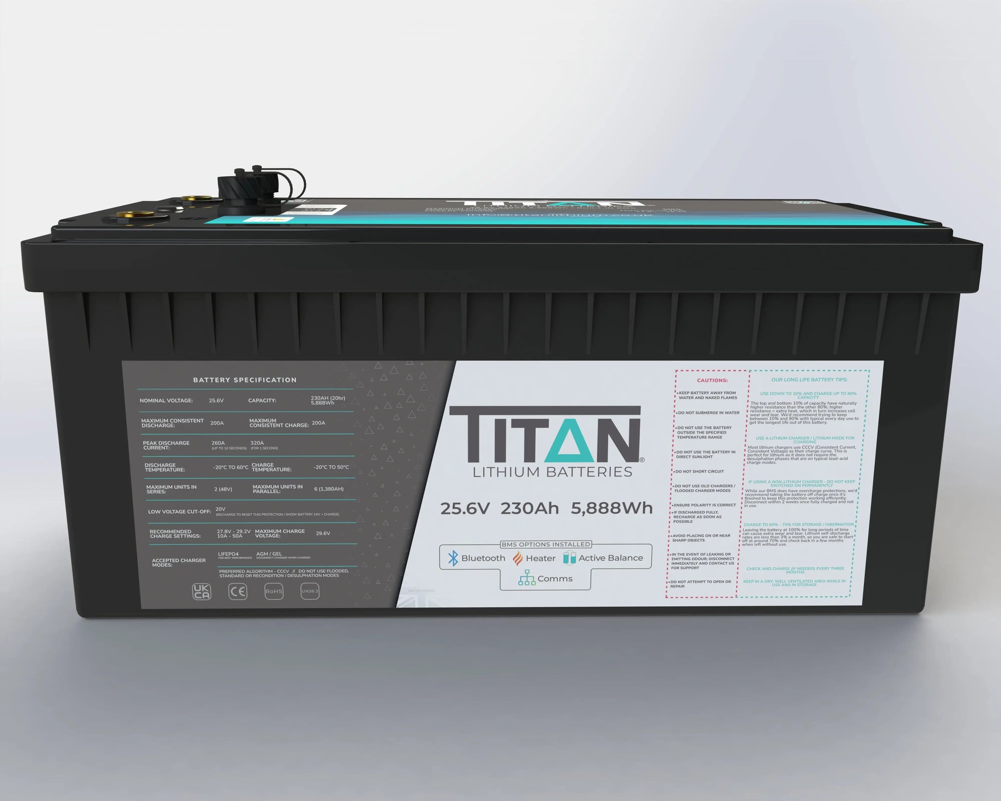 TITAN Lithium 24V 230Ah Battery