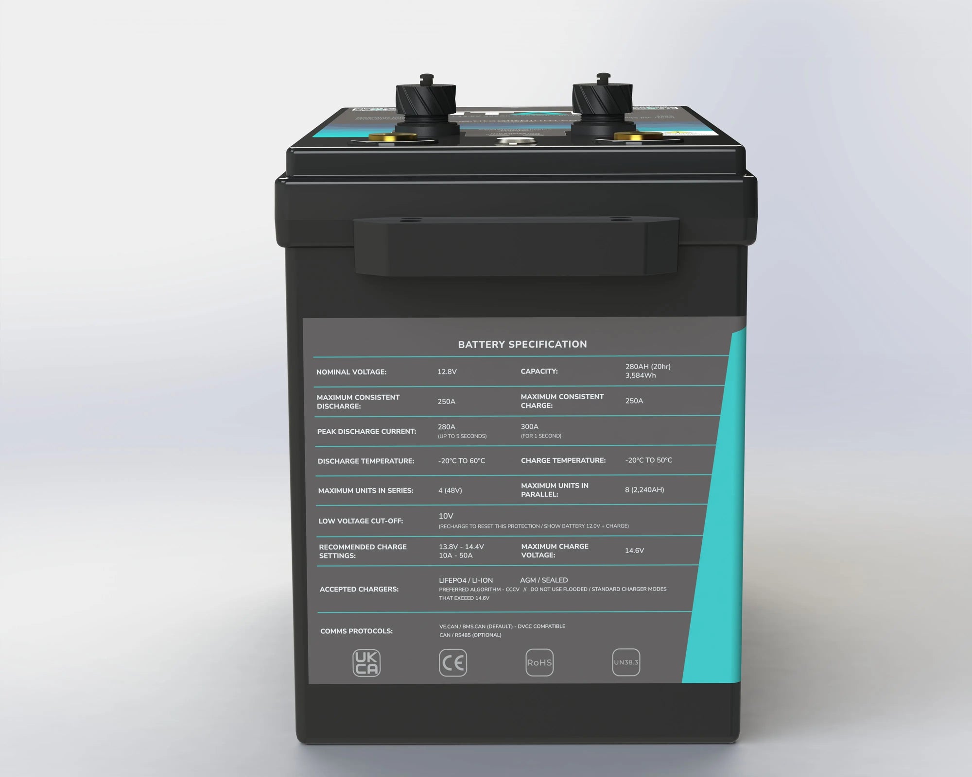 TITAN Lithium 12V 280Ah Battery My Store