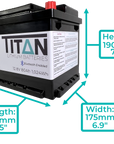 TITAN Lithium 12V 80Ah Battery