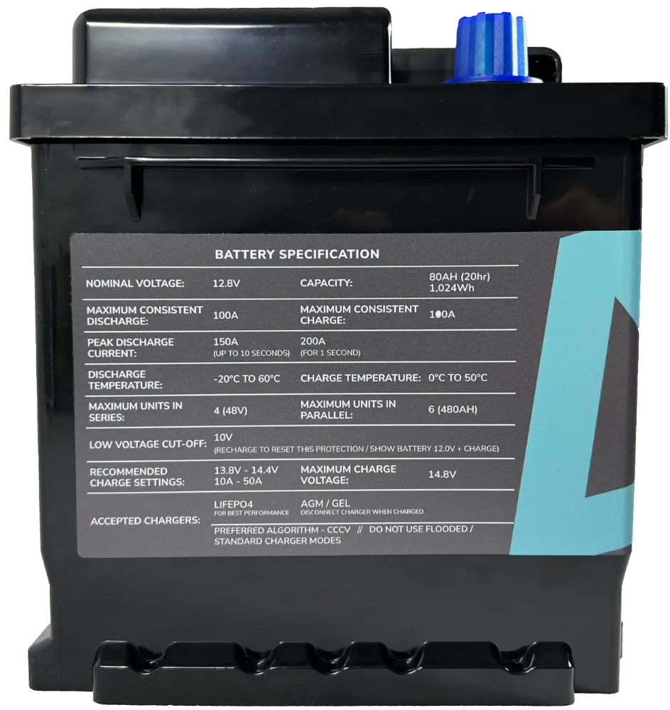 TITAN 12V 80Ah Lithium Battery My Store