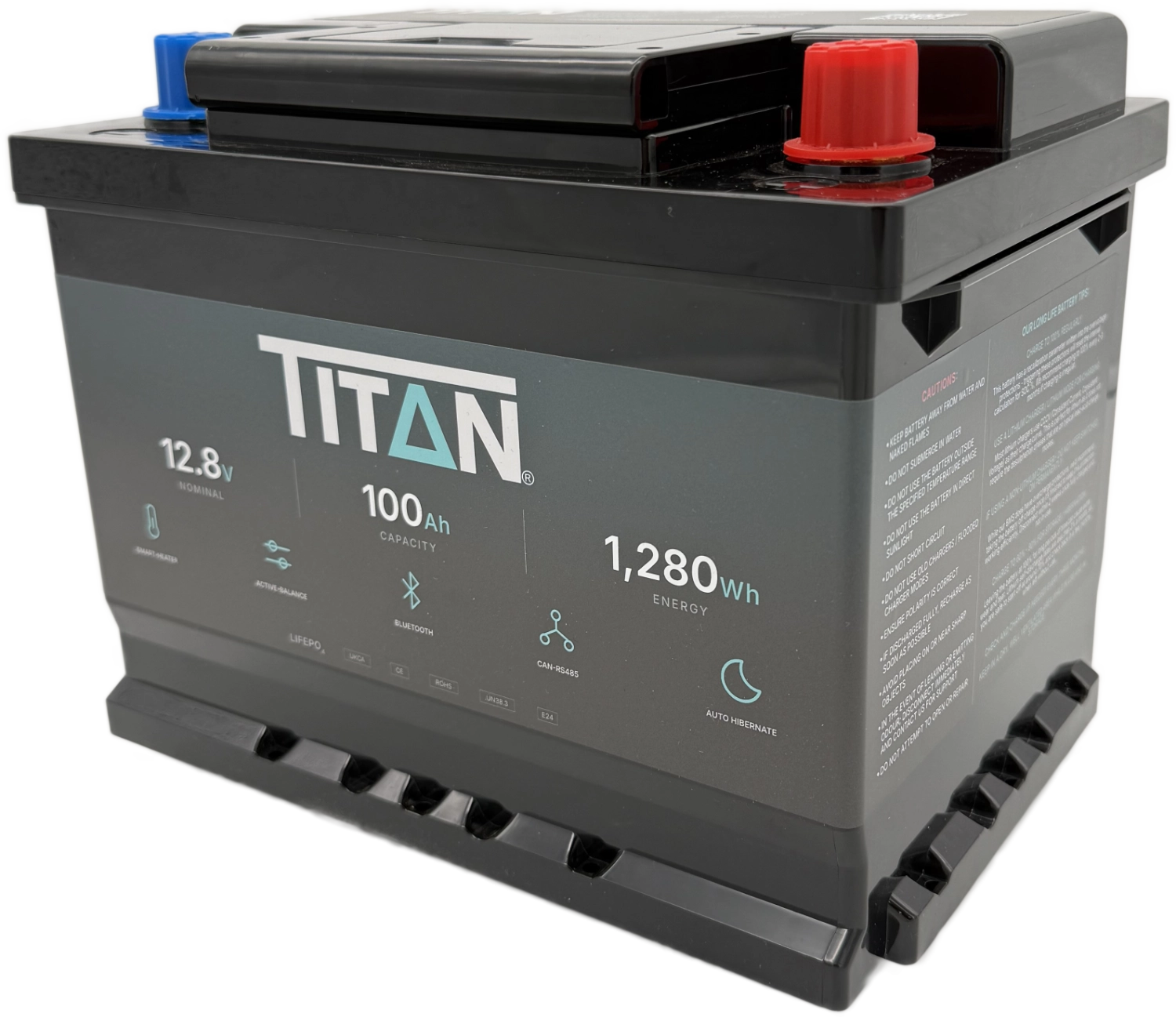 TITAN 12V 100Ah Lithium Leisure Battery (DIN 027)