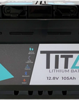 TITAN 12V 105Ah lithium leisure battery, DIN Type 096, ex-customer return