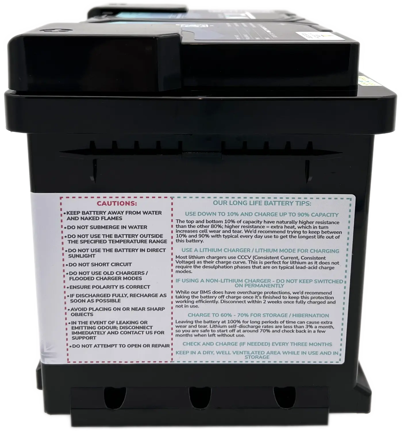 TITAN 12V 105Ah lithium leisure battery, DIN Type 096, ex-customer return