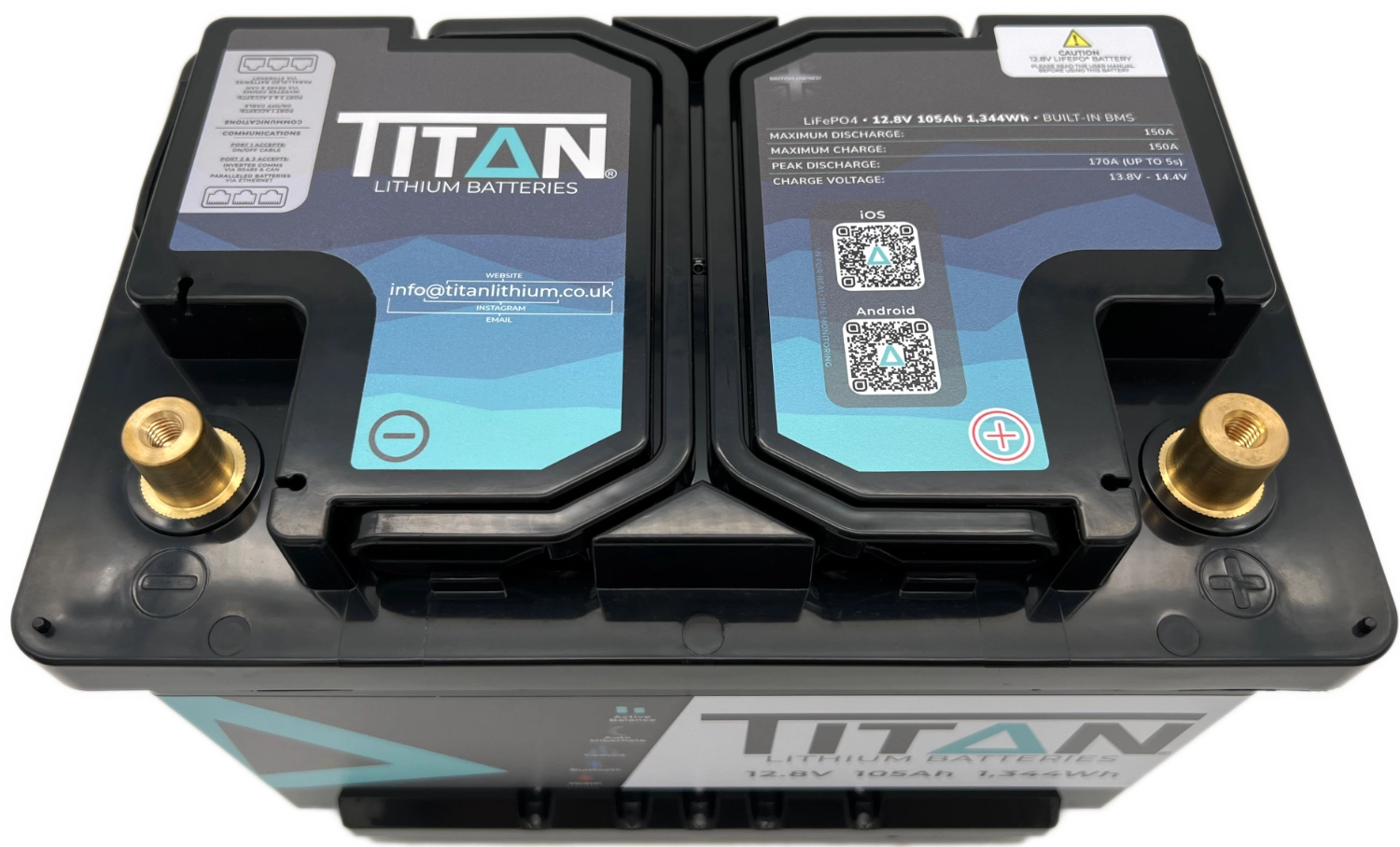 TITAN Lithium 12V 105Ah Battery