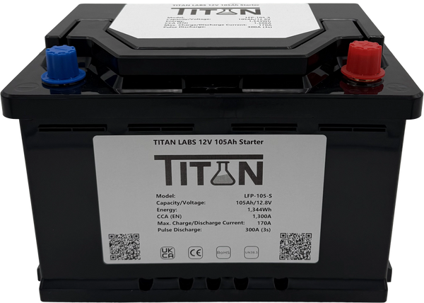 TITAN Labs 12V 105Ah Starter (DIN 096)