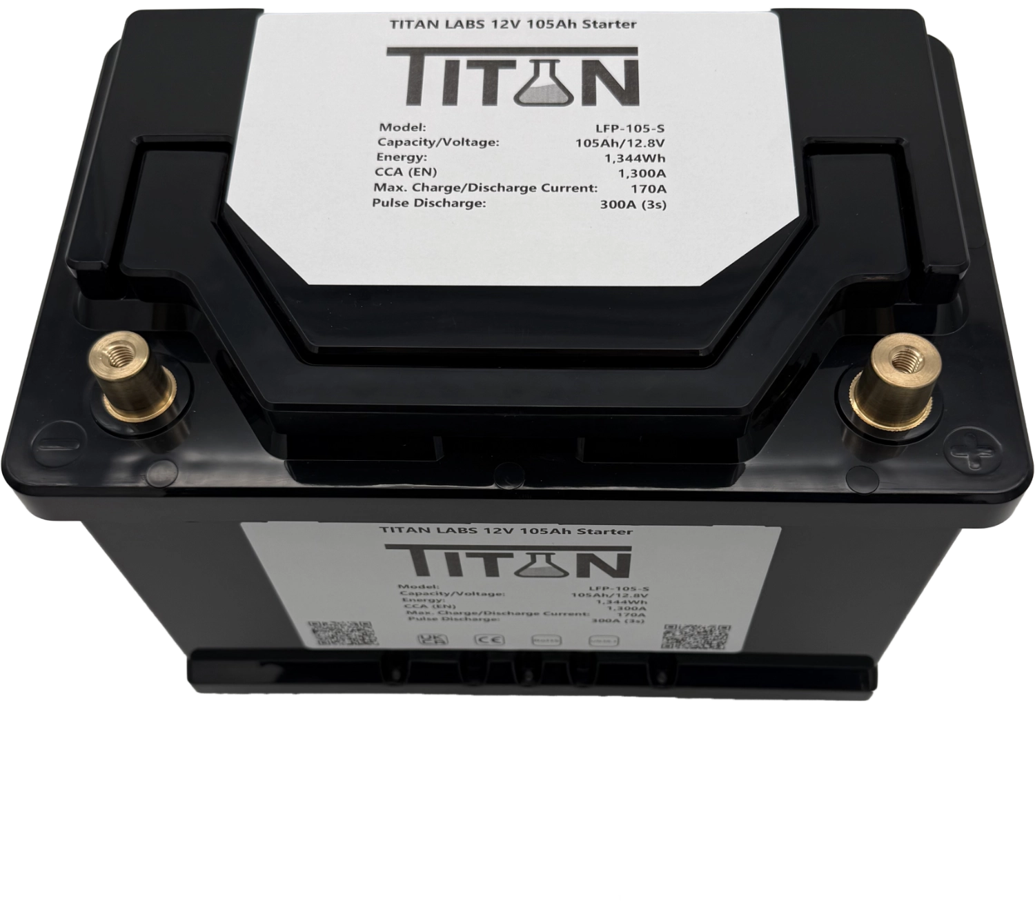 TITAN Labs 12V 105Ah Starter (DIN 096)