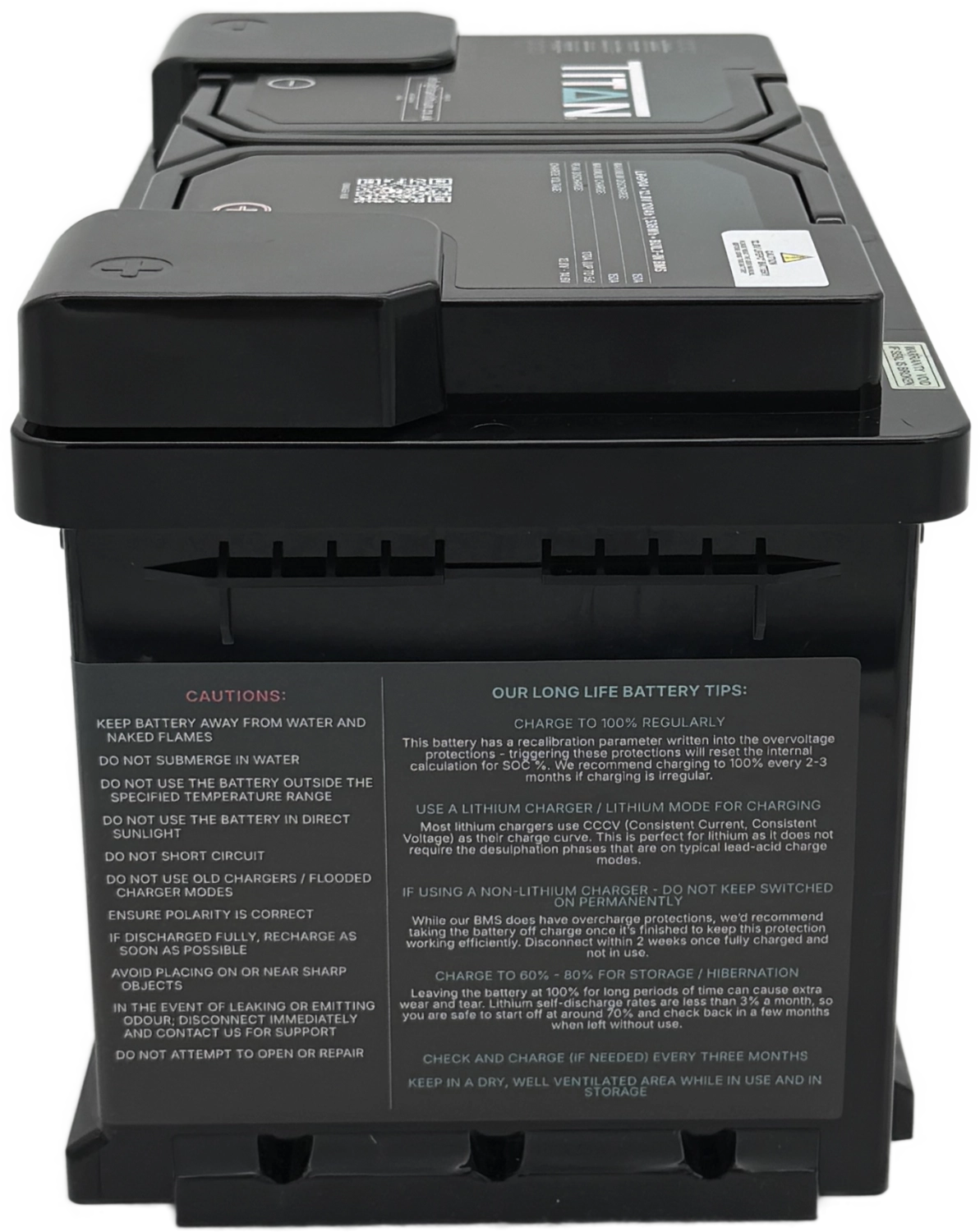 TITAN 12V 120Ah Lithium Leisure Battery (DIN Type 096)