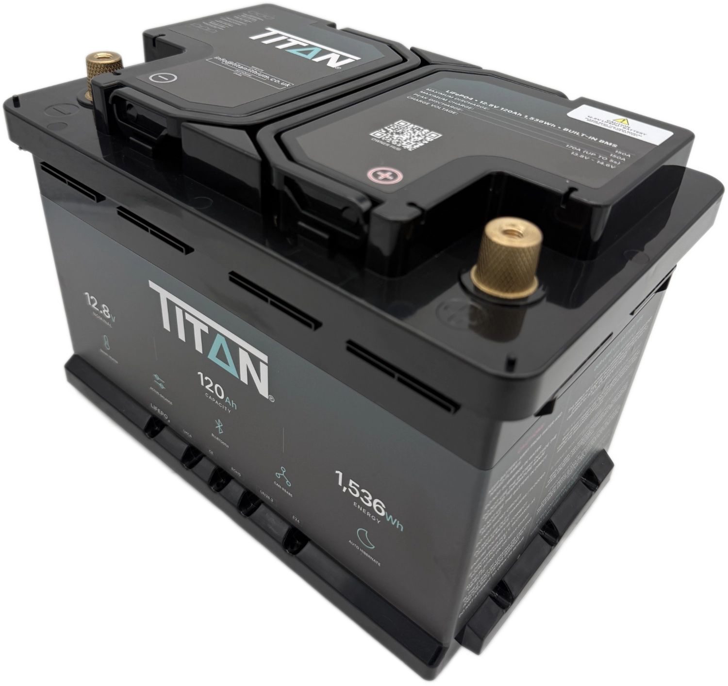 TITAN 12V 120Ah Lithium Leisure Battery (DIN Type 096)