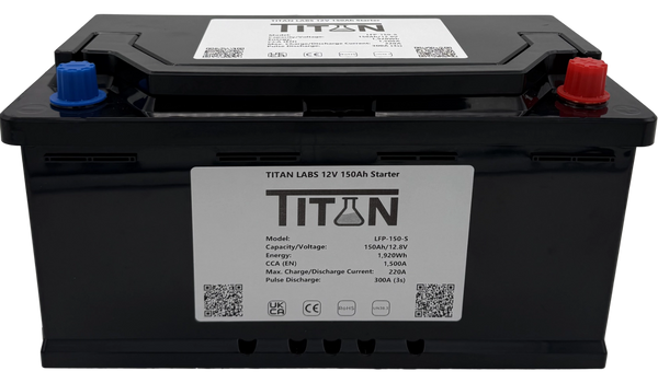 TITAN Labs 12V 150Ah Starter (DIN 019)