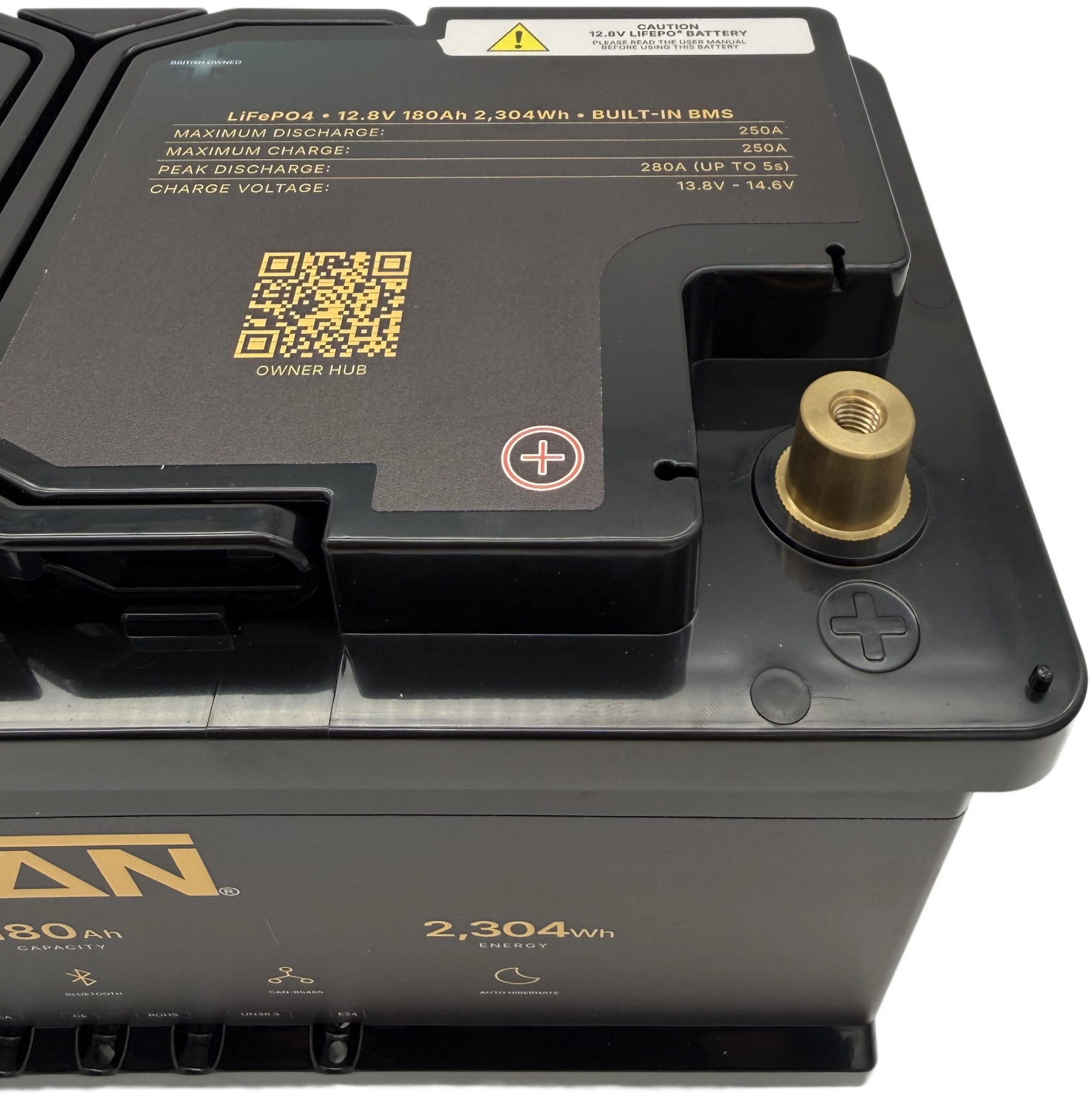 TITAN 12V 180Ah Lithium Leisure Battery (DIN Type 019)