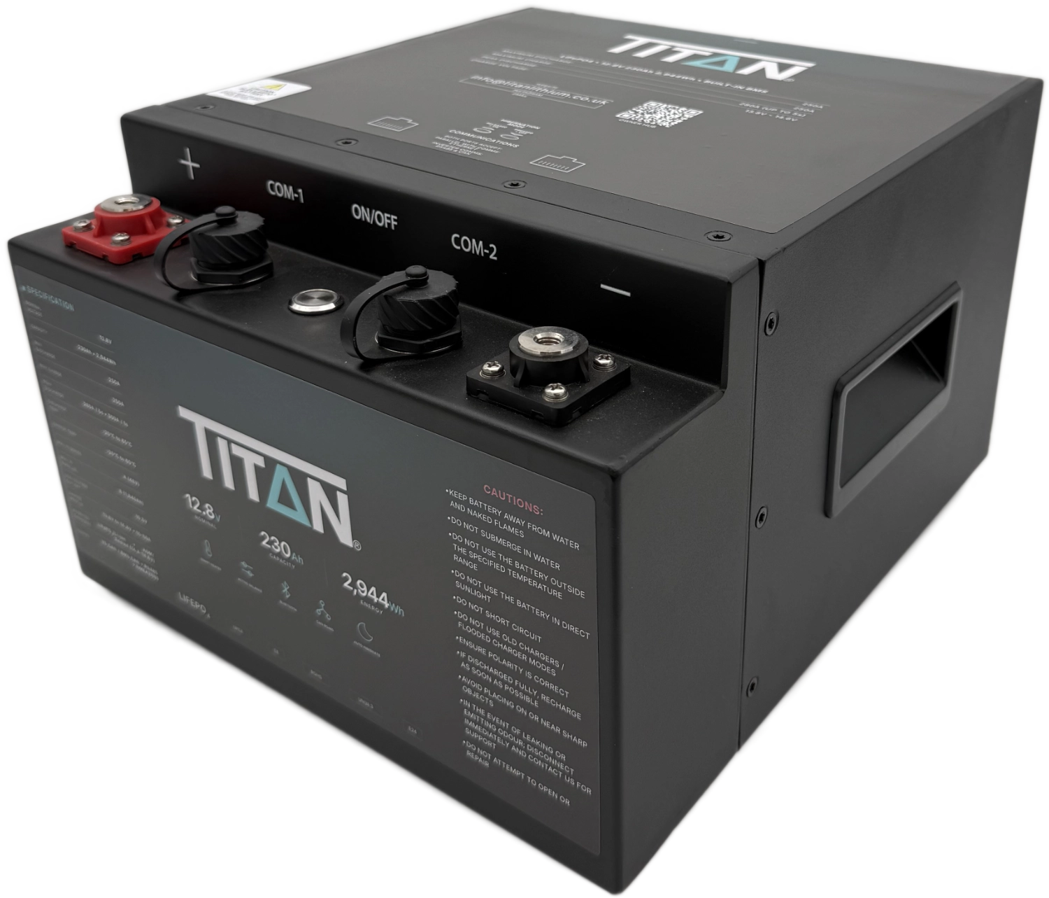 TITAN 12V 230Ah Underseat Lithium Leisure Battery