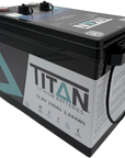 TITAN 12V 230Ah LiFePO4 leisure battery in 345mm industrial case