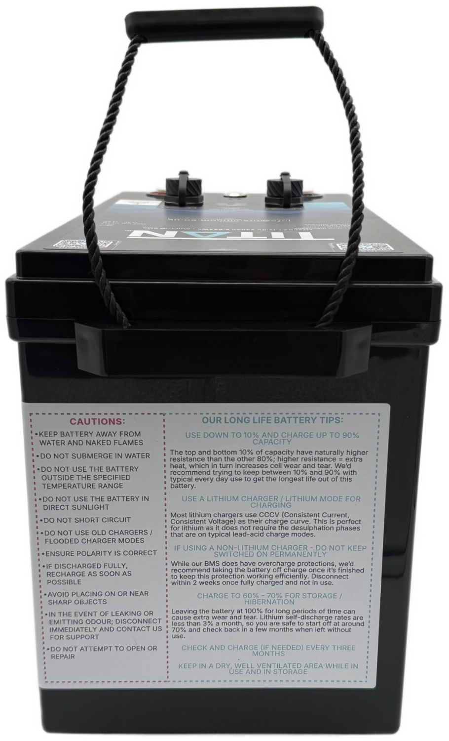 TITAN 12V 230Ah Lithium Leisure Battery