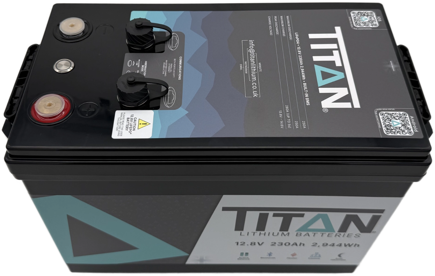 TITAN 12V 230Ah Lithium Leisure Battery