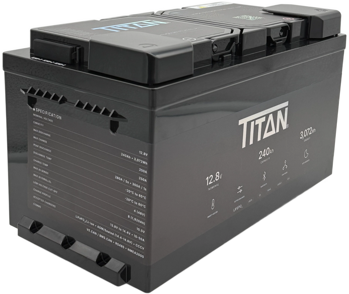 TITAN 12V 240Ah Lithium Leisure Battery (DIN Type 019)
