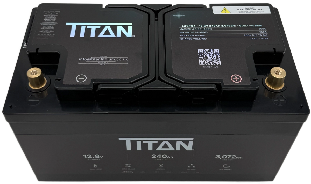 TITAN 12V 240Ah Lithium Leisure Battery (DIN Type 019)
