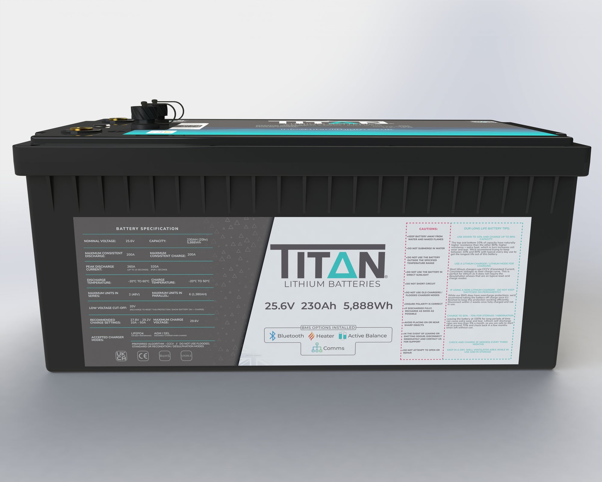 TITAN Lithium 12V 105Ah Batterie