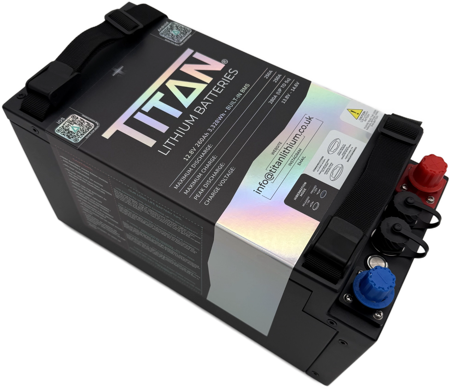 TITAN 12V 260Ah Lithium Leisure Battery (DIN Type 019)