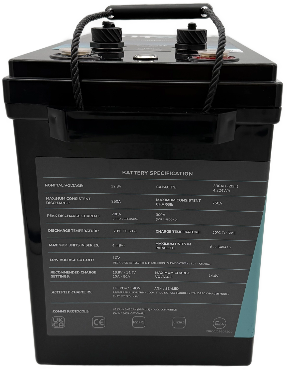 TITAN 12V 330Ah Lithium Leisure Battery