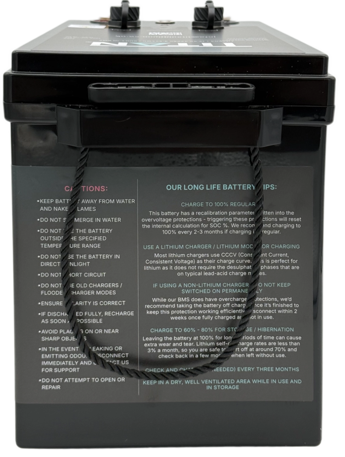 TITAN 12V 330Ah Lithium Leisure Battery