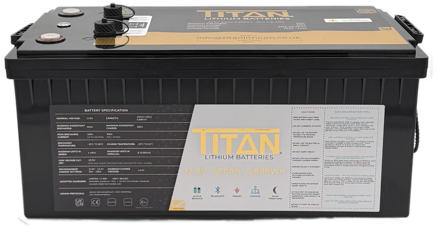 TITAN 12V 460Ah Lithium Leisure Battery