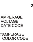 MRBF terminal fuse dimensioned drawing — Blue Sea Systems 5175–5190