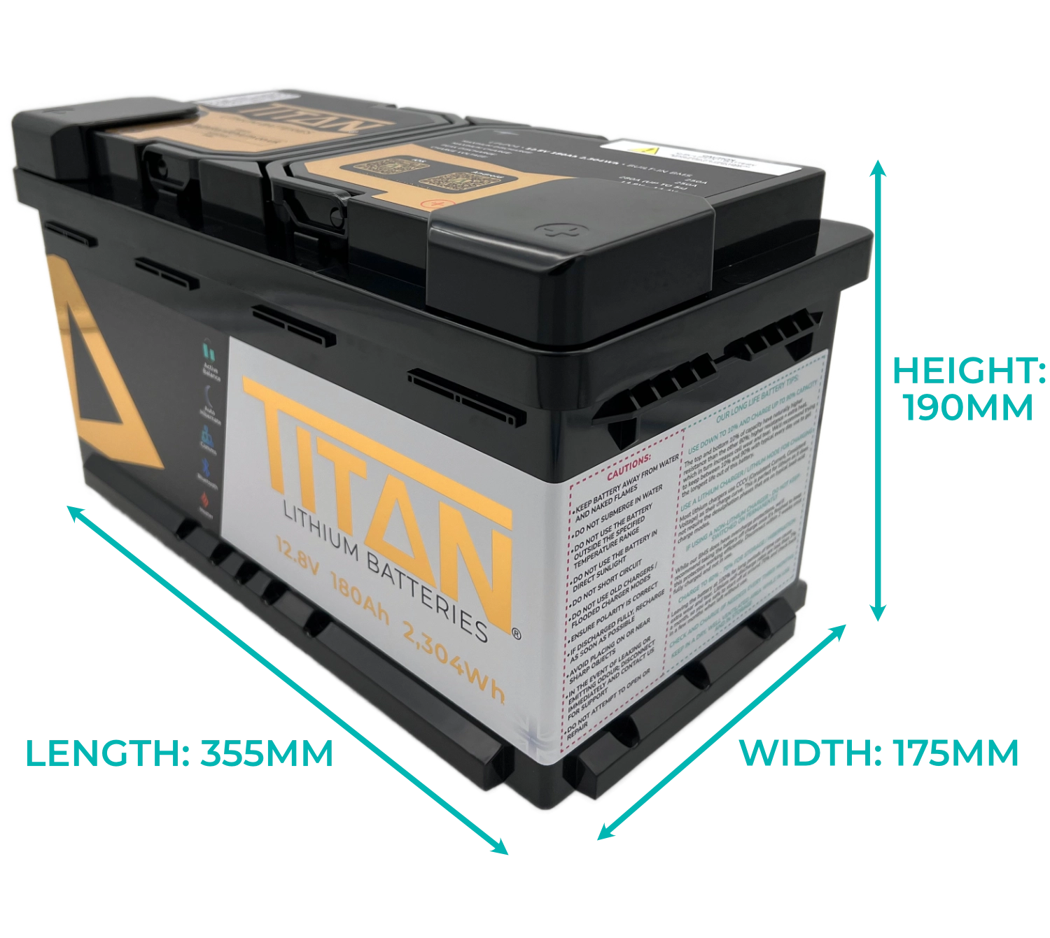 TITAN Lithium 12V 180Ah Battery