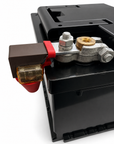 TITAN low-height DIN MRBF fuse kit fitted with Durite cargo terminal