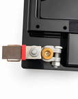 Low-height MRBF kit top view showing Durite terminal and inverted fuse block
